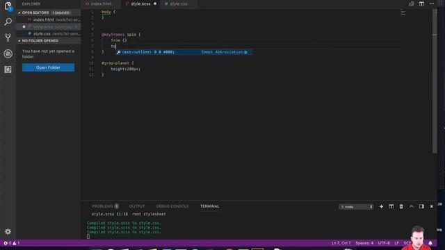 SVG, SCSS, Animations Ep. 12 | Keyframes смотреть онлайн