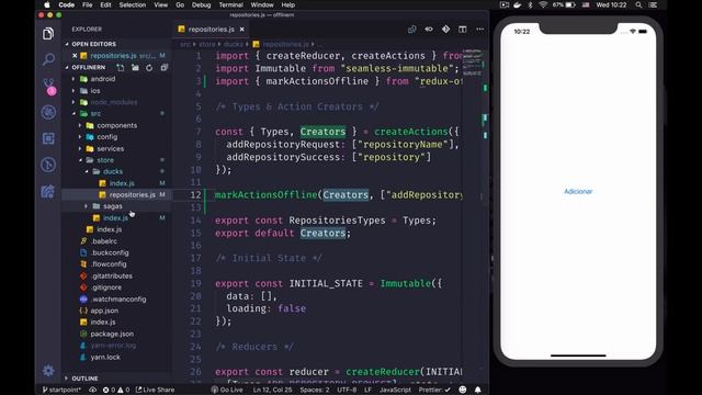 Fila de ações offline first no React Native com Redux Saga | Diego Fernandes смотреть онлайн