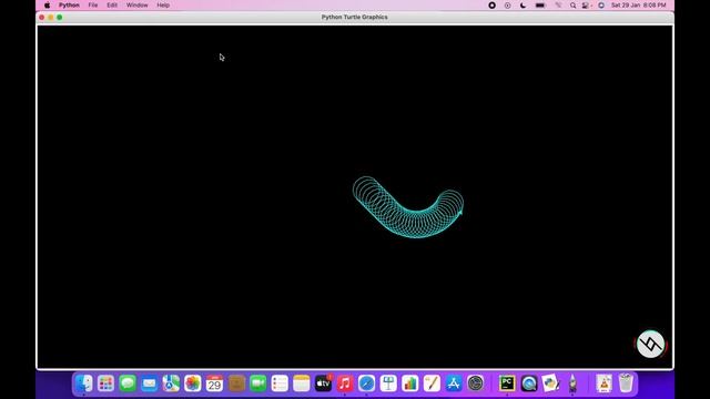 Infinity ♾️ Symbol Drawn using Python ? | Turtle | Python turtle graphics смотреть онлайн