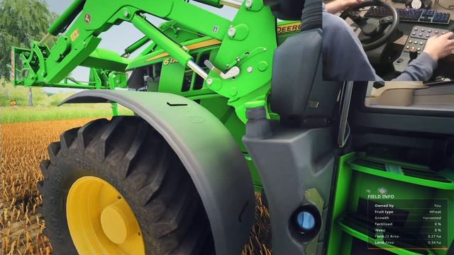 Loading Bales FULL REALISTIC With Steering Wheel View | Farming Simulator 19 смотреть онлайн