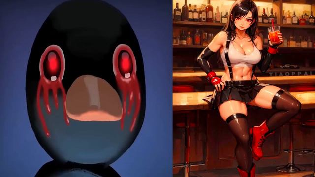 Tifa Lockhart Final Fantasy Anime vs Reddit NOOT NOOT MEME смотреть онлайн