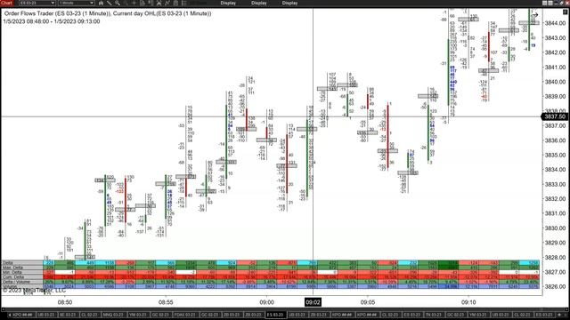 Delta Footprint Charts To Find Absorption And Aggressive Trading In The Order Flow смотреть онлайн