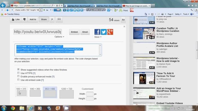 How to insert video in wordpress blog.avi смотреть онлайн