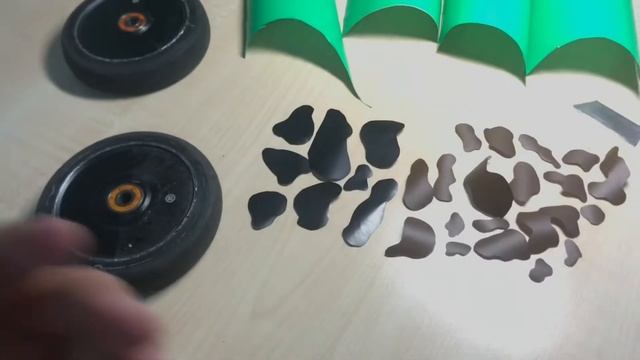 Как обклеить колёса на самокат смотреть онлайн