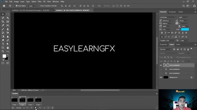 GIF Animation in Photoshop tutorial in Hindi - Class-21 смотреть онлайн
