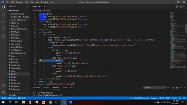 DEMO Lập trình PM điều khiển PLC bằng giọng nói - Python | Programming PLC control software by voic смотреть онлайн