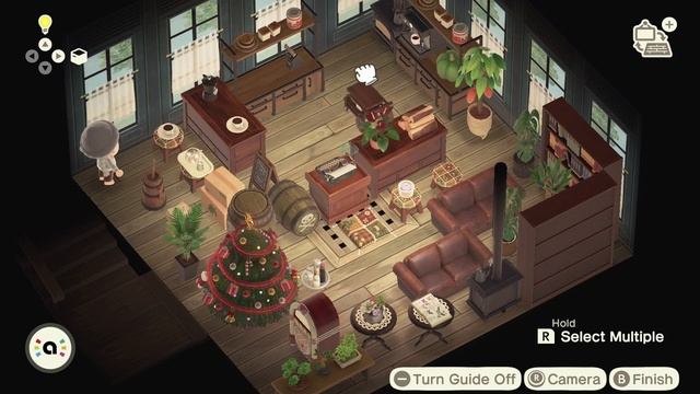 Brewster's Holiday Cafe! | Speed Build | ACNH Winter Update смотреть онлайн