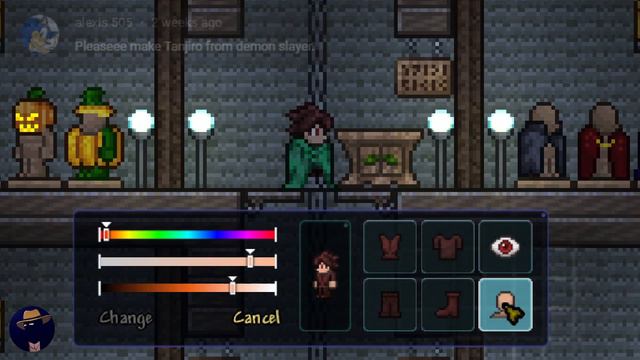 TANJIRO DEMON SLAYER | TERRARIA CUSTOM CHARACTER VANITY SET AND HOW TO MAKE IT! смотреть онлайн