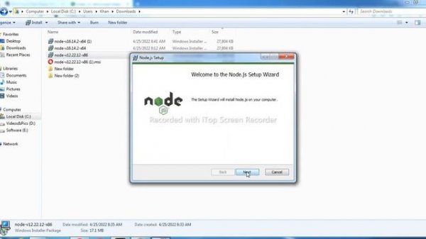 Node Js Error the Application is only supported on windows 8.1, windows server 2012 R2, or Higher