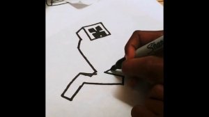How to draw a Mutant Creeper