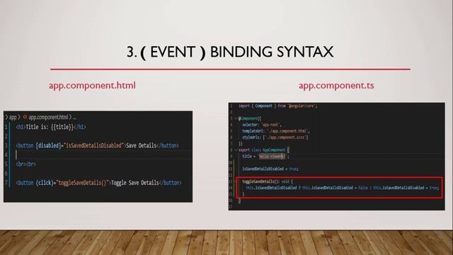 Template Bindings in Angular (Interpolation, Event, Property and ngModel) смотреть онлайн