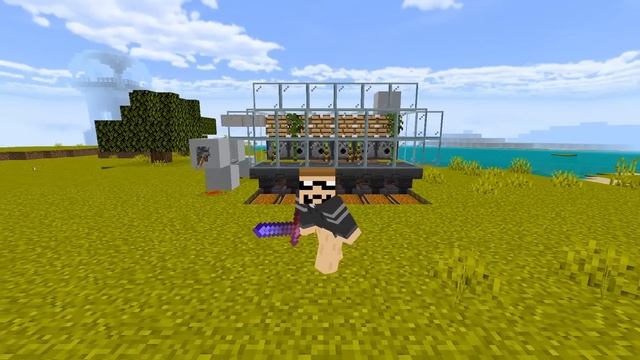 Como hacer una granja de Madera AUTOMATICA en Minecraft Bedrock 1.20 смотреть онлайн