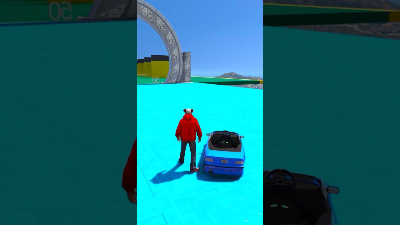 КАК ДАЛЕКО ПРОЕДЕТ ЧИТ ТАЧКА ПОД САМЫМ НИЗКИМ ШЛАГБАУМОМ? УЗКО НИЗКО В ГТА 5! #shorts смотреть онлайн