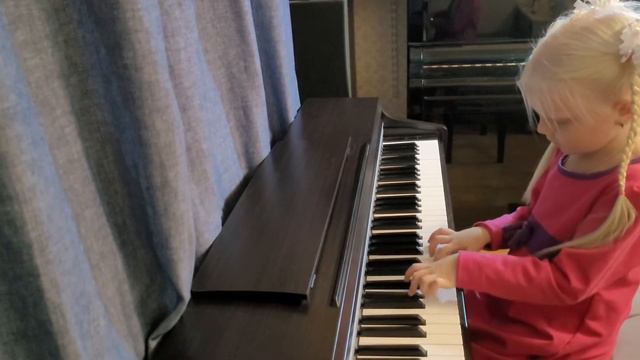 Дебюсси "Маленький негритёнок" (Маргоше 7 лет) смотреть онлайн