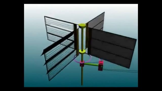 Вертикальная турбина ветрогенератора/Vertical turbine wind turbine смотреть онлайн
