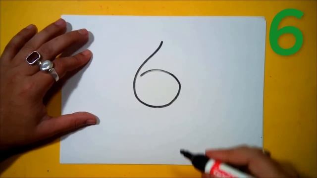 How to draw using Numbers 1-10 | numbers drawing for kids смотреть онлайн