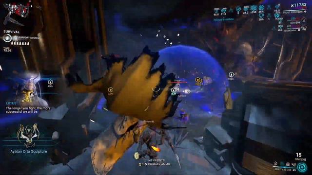 Warframe Frost Gameplay | 2-Hour & 30-Minute Infested Survival Arbitration смотреть онлайн