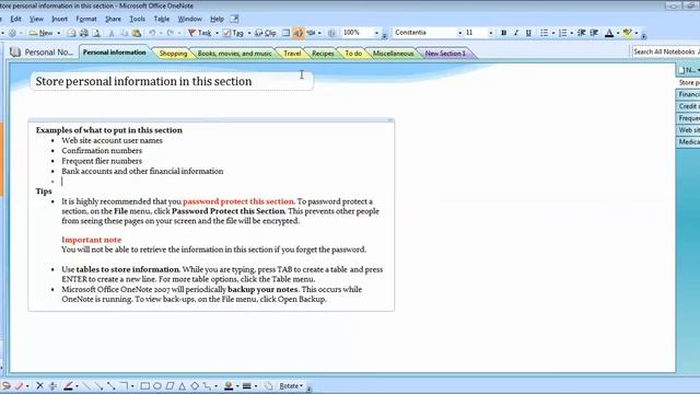 MS OneNote 2007 Basics Tutorial смотреть онлайн