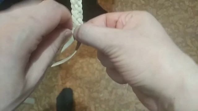 Плетение плоской косы из кожи. смотреть онлайн