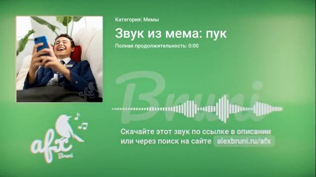 Звук: Звук из мема: пук