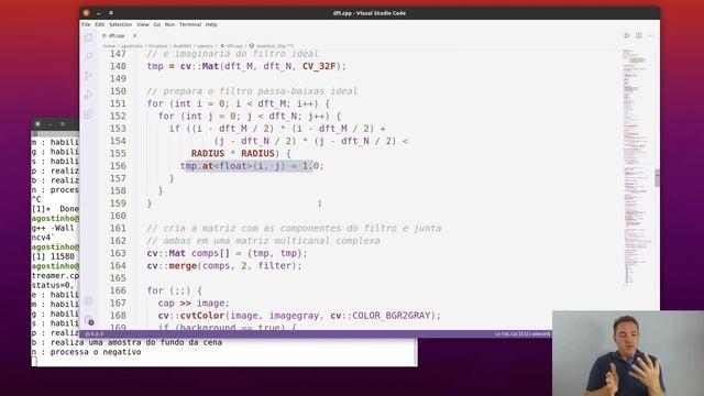 PDI - OpenCV - Transformada Discreta de Fourier смотреть онлайн