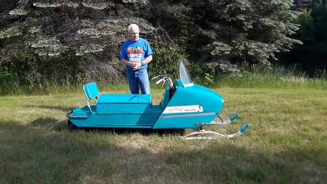 1968 Mallard snowmobile --- prototype year -- survivor original antique snowmobile смотреть онлайн