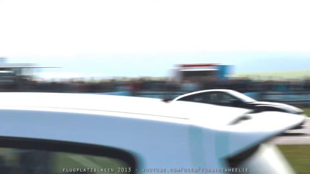 Flugplatzblasen 2013 HD: Audi S2 Coupe vs Nissan GTR смотреть онлайн