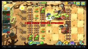 Как пройти 22 уровень в игре Растения против Зомби 2 Дикий запад