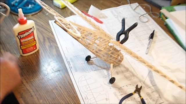 Guillow's Cessna 170 balsa wood kit build and Final смотреть онлайн