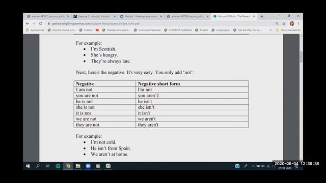 English class Present Simple verb TO BE смотреть онлайн