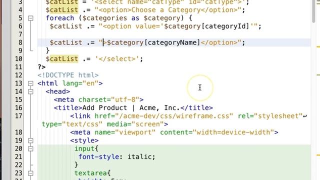 Use PHP to dynamically select an item in a list смотреть онлайн