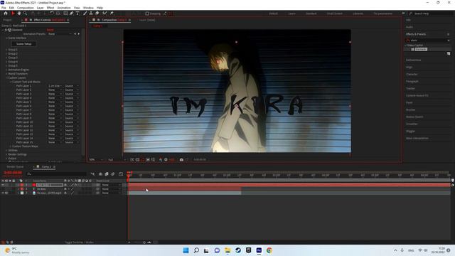 Как сделать 3d текст в After Effects смотреть онлайн