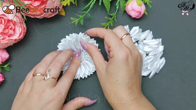 НЕ ВСЕ ЛЮБЯТ БОЛЬШИЕ БЕЛЫЕ БАНТЫ❤️БАНТИКИ ИЗ УЗКИХ АТЛАСНЫХ ЛЕНТ /Beebeecraft