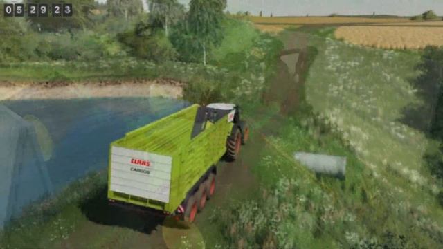 FS19 Timelapse # Claas Axion 950 / Заготовка кормов / Forage preparation смотреть онлайн