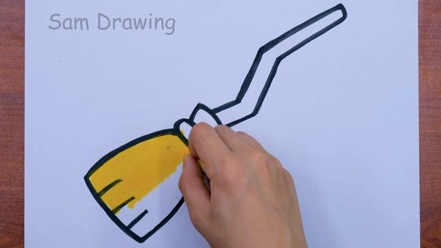 draw broomstick harry potter for kids / bolalar uchun Garri Potter supurgi chizish смотреть онлайн