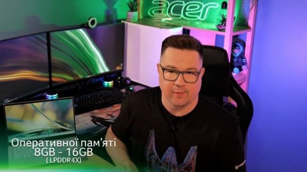 150 сек з Acer Swift 3 (SF314-512) — 14 дюймів легкості та стилю з Intel 12-го покоління та USB4