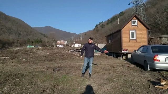 ЖИЗНЬ В АВТОДОМЕ В ДЕРЕВНЕ [5]| Грязь. Строим дорогу из камней и шифера. Tiny House. Дом на колесах