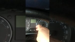Сброс межсервисного интервала Skoda Fabia