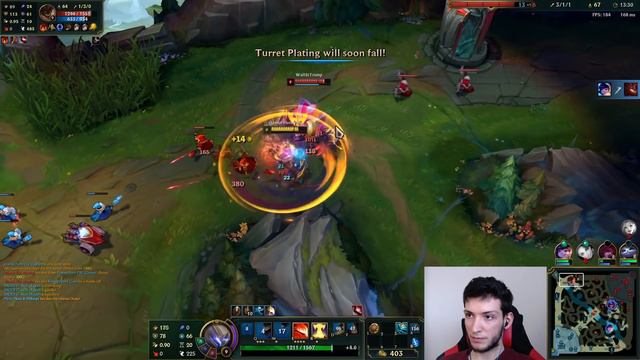 GAREN BATTLE ACADEMIA PENTA TOP LANE - NEW AMAZING SKIN GAMEPLAY | Build & Runes | League of Legend смотреть онлайн