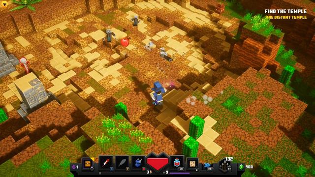 Minecraft Dungeons - Cacti Canyon Gameplay смотреть онлайн