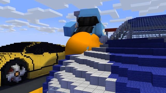 Vore minecraft girl crashing too many cars - Minecraft Animation смотреть онлайн