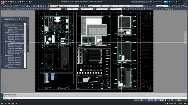 Penggunaan Template Gambar AutoCAD смотреть онлайн