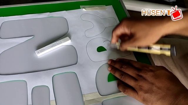 Cara Cutting stiker manual untuk neon box bagi pemula смотреть онлайн