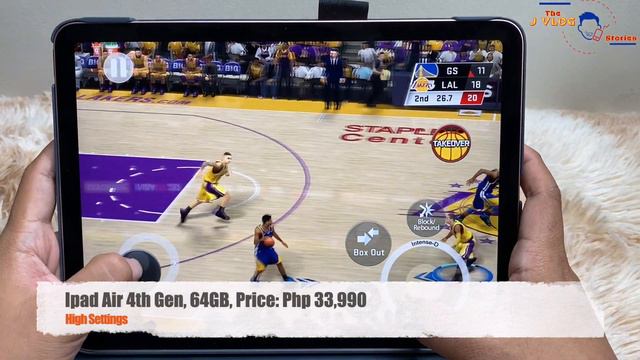 Ipad Air 4th Gen NBA 2K20 Gameplay - Filipino | High Settings | смотреть онлайн
