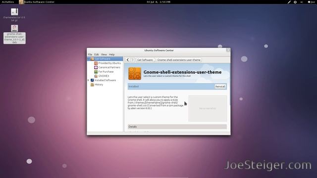 Install ThemeSelector Extension ~ Gnome 3 (Gnome Shell) Ubuntu 11.04 смотреть онлайн