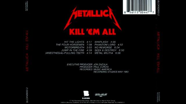 Seek And Destroy Guitar Backing Track Metallica (Drum&Bass) смотреть онлайн