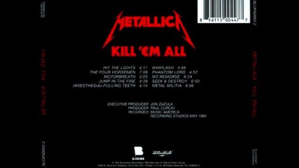 Seek And Destroy Guitar Backing Track Metallica (Drum&Bass)