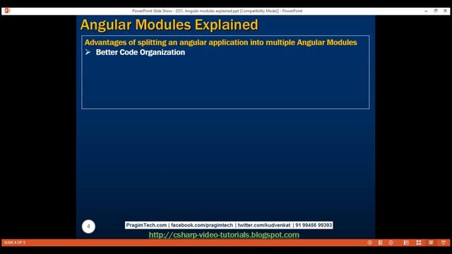 Angular modules explained смотреть онлайн
