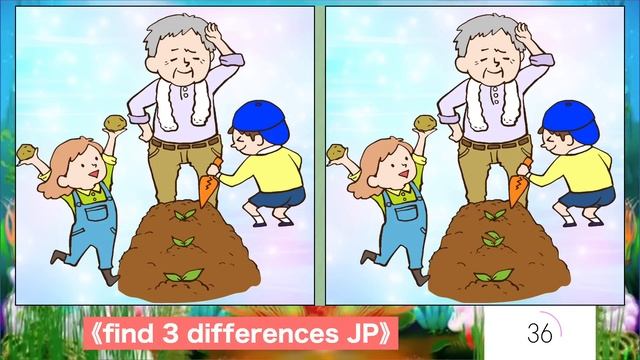 【Difference finding game】Let's train concentration and attention No962 смотреть онлайн