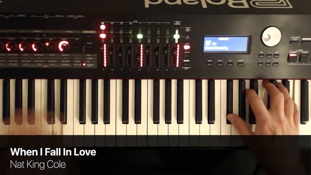 When I Fall in Love - Nat King Cole - Piano Cover смотреть онлайн